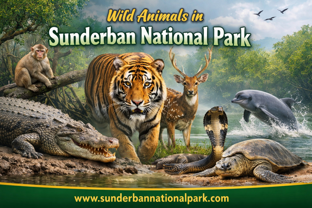 Wild Animals In Sunderban National Park Wild Animals In Sunderban National Park